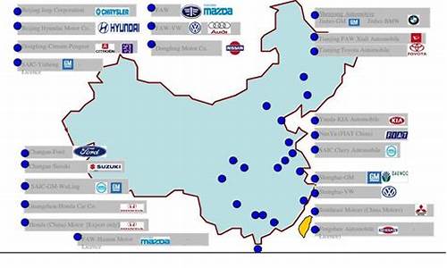 中国主要汽车企业,中国汽车企业分布