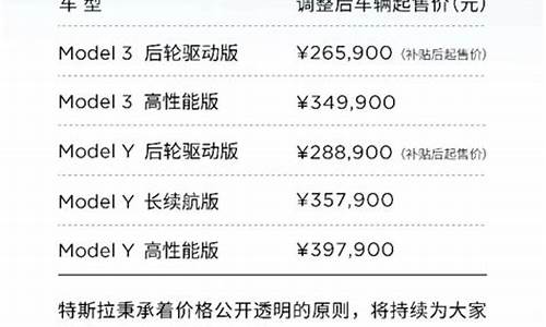 特斯拉fsd降价,特斯拉performance降价